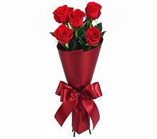 Букет 5 Красных роз Эдлесс Лав в Пиндушах