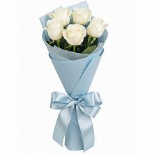 Букет 5 Белых роз Проуд #REPLACE_PRED# Пиндушах