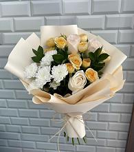 Букет цветов из:  Розы и Хризантемы в Пиндушах
