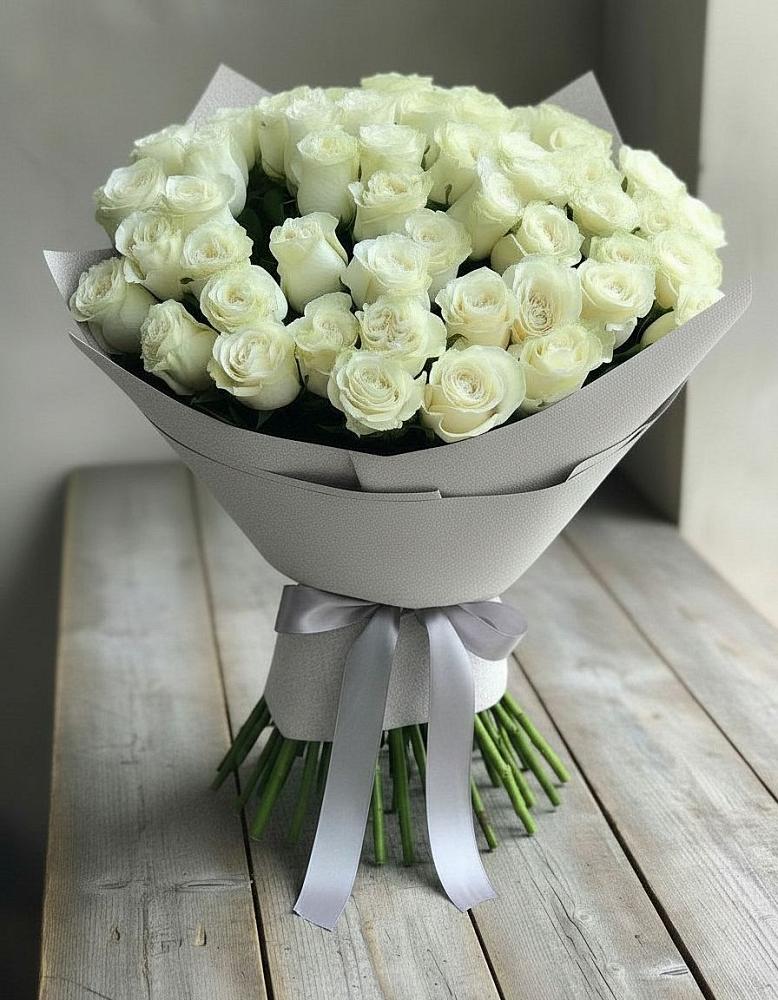 Букет 35 Белых роз в Пиндушах