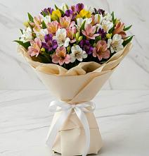 Букет цветов из:  Альстромерии #REPLACE_PRED# Пиндушах