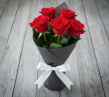 Букет 5 Красных роз Эдлесс Лав #REPLACE_PRED# Пиндушах