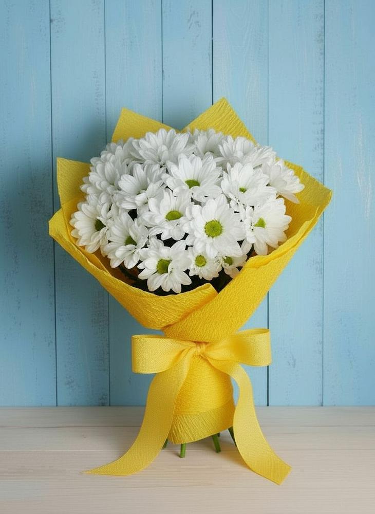 Букет цветов из: Хризантемы в Пиндушах