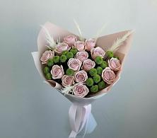 Букет цветов из:  Розы и Хризантемы #REPLACE_PRED# Пиндушах