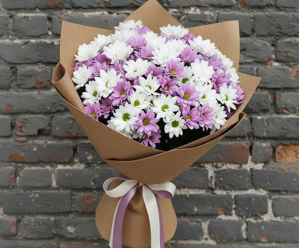 Букет цветов из: Хризантемы в Пиндушах