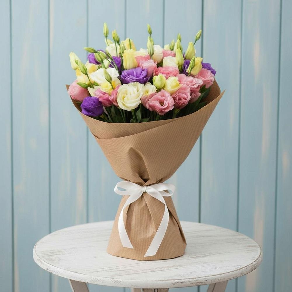 Букет цветов из: Лизиантусы в Пиндушах