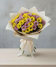 Букет цветов из:  Хризантемы в Пиндушах