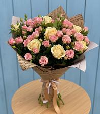 Букет цветов из:  Розы в Пиндушах