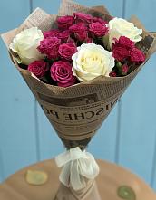 Букет цветов из:  Розы #REPLACE_PRED# Пиндушах