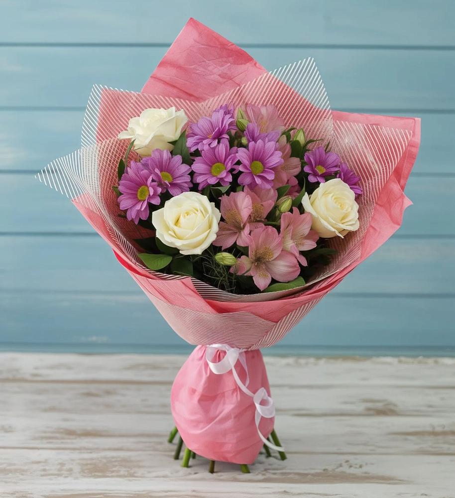 Букет цветов из: Герберы в Пиндушах